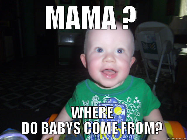 MAMA ? WHERE DO BABYS COME FROM? Misc