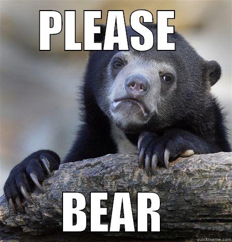 PLEASE  BEAR Confession Bear