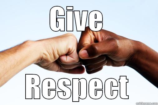 fist bump - GIVE RESPECT Misc