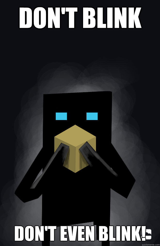 don't blink don't even blink! - don't blink don't even blink!  Endermen