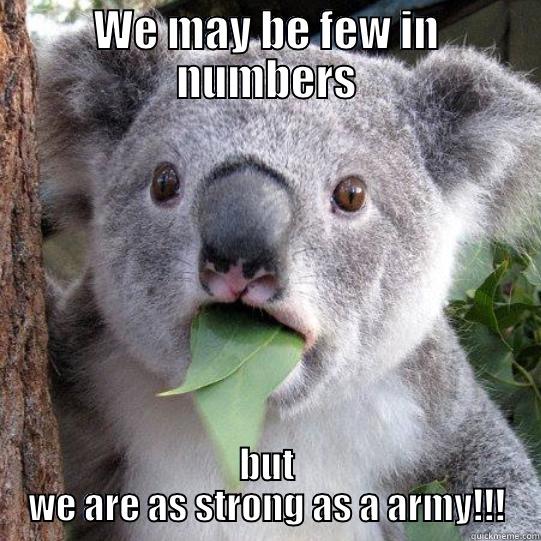 WE MAY BE FEW IN NUMBERS BUT WE ARE AS STRONG AS A ARMY!!! Misc