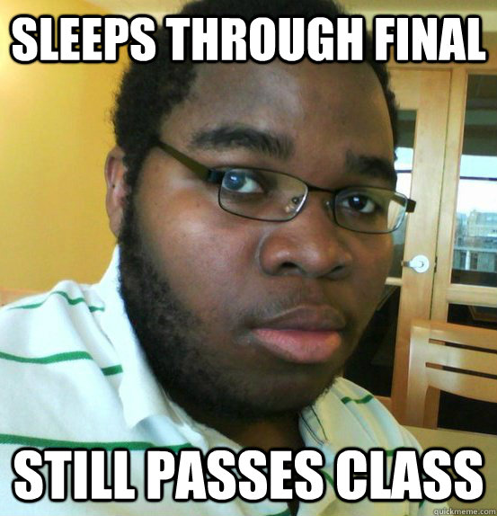 Sleeps through final still passes class - Sleeps through final still passes class  No-sleep mike