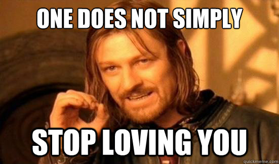 One Does Not Simply stop loving you  Boromir