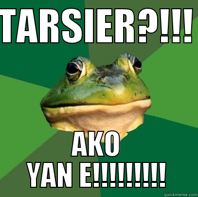 TARSIER?!!! AKO YAN E!!!!!!!!! Foul Bachelor Frog