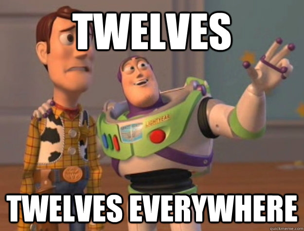 Twelves Twelves everywhere  Buzz Lightyear