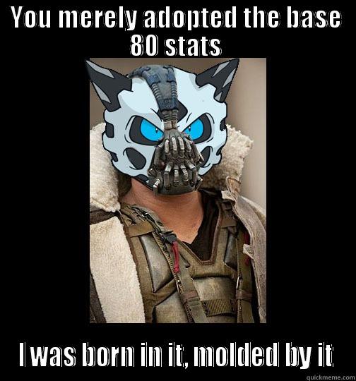 Bane Glalie - YOU MERELY ADOPTED THE BASE 80 STATS I WAS BORN IN IT, MOLDED BY IT Misc