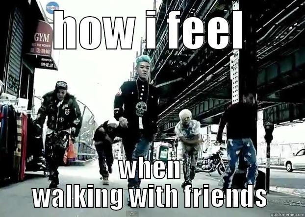 HOW I FEEL WHEN WALKING WITH FRIENDS Misc