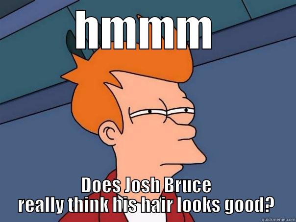 HMMM DOES JOSH BRUCE REALLY THINK HIS HAIR LOOKS GOOD? Futurama Fry