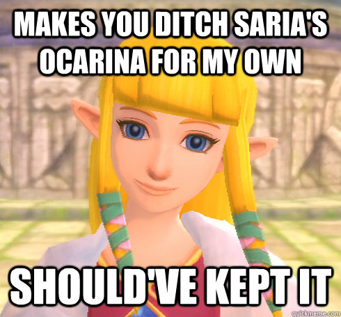 Makes you ditch Saria's ocarina for my own Should've kept it - Makes you ditch Saria's ocarina for my own Should've kept it  Dicktease Zelda