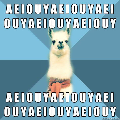 A E I O U Y A E I O U Y A E I O U Y A E I O U Y A E I O U Y A E I O U Y A E I O U Y A E I O U Y A E I O U Y A E I O U Y  Linguist Llama