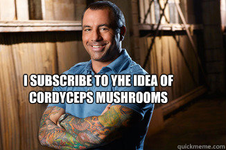 I SUBSCRIBE TO YHE IDEA OF CORDYCEPS MUSHROOMS  - I SUBSCRIBE TO YHE IDEA OF CORDYCEPS MUSHROOMS   joerogan