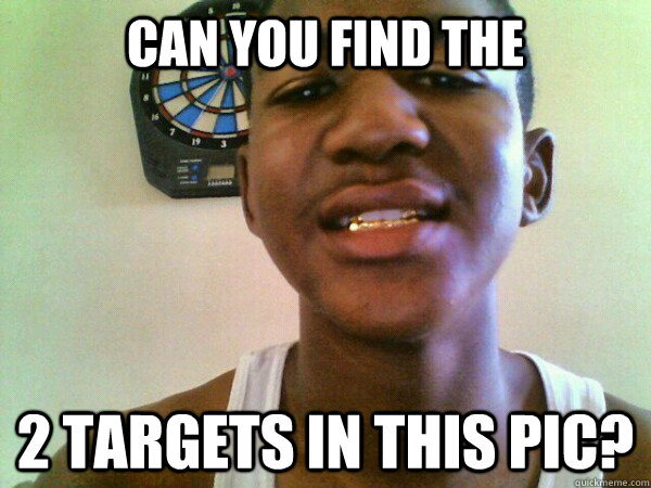 Can you find the  2 targets in this pic? - Can you find the  2 targets in this pic?  thug Trayvon Martin