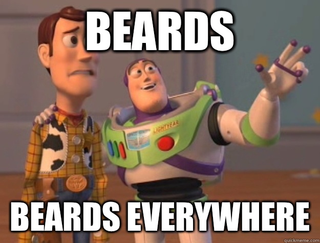 Beards  Beards everywhere  Buzz Lightyear