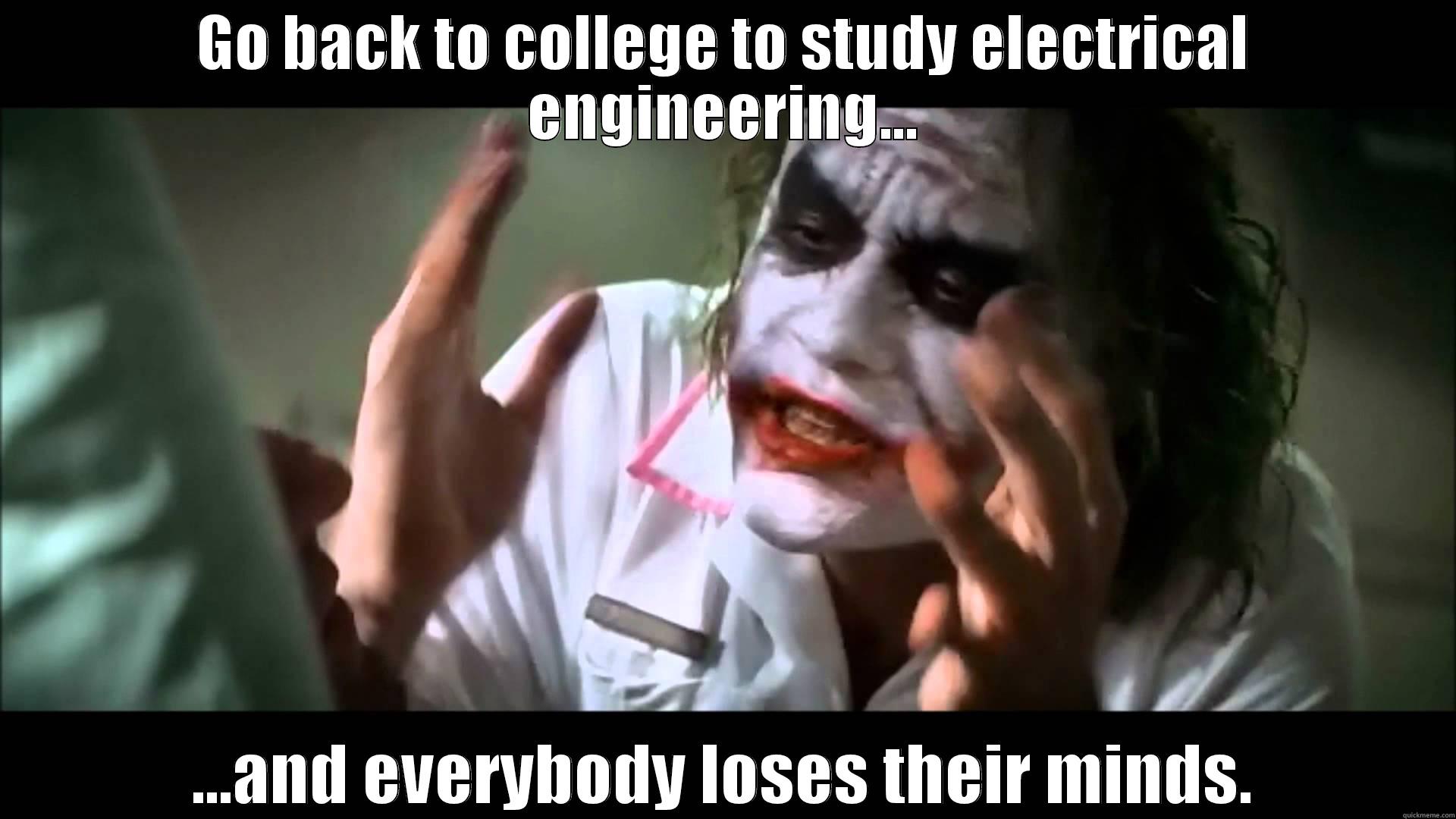 The unsurprising disappointment - GO BACK TO COLLEGE TO STUDY ELECTRICAL ENGINEERING... ...AND EVERYBODY LOSES THEIR MINDS. Misc