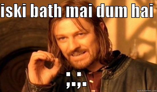 funny animation - ISKI BATH MAI DUM HAI  ;.;. Boromir