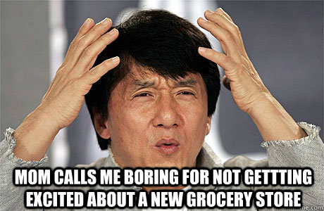  Mom calls me boring for not gettting excited about a new grocery store  EPIC JACKIE CHAN