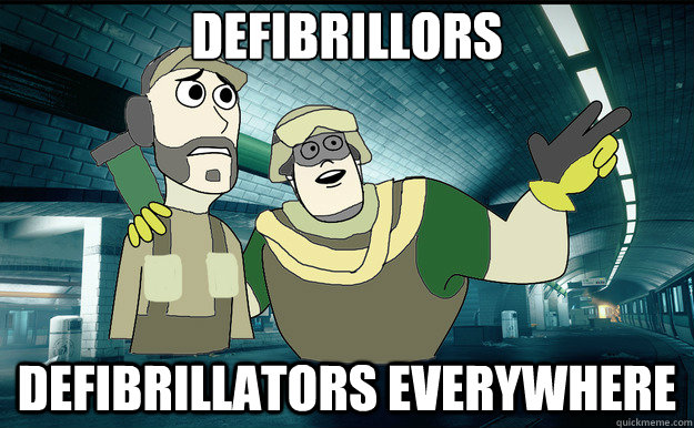 defibrillors defibrillators everywhere  Battlefield 3