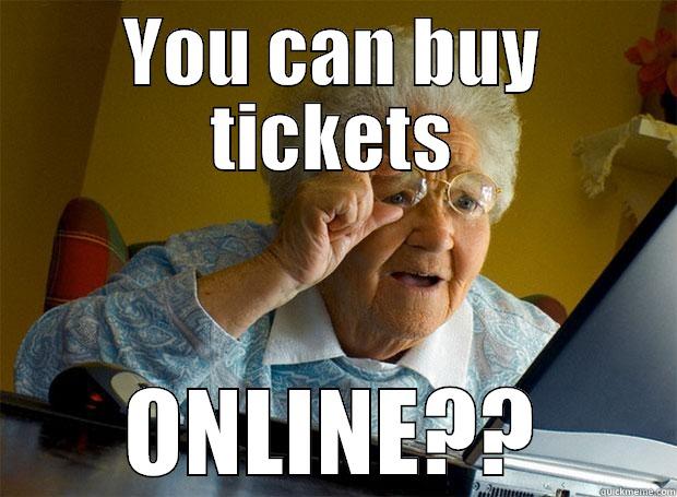 Winter Formal - YOU CAN BUY TICKETS ONLINE?? Grandma finds the Internet