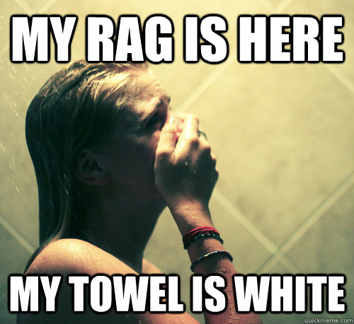 my rag is here my towel is white - my rag is here my towel is white  Shower Mistake