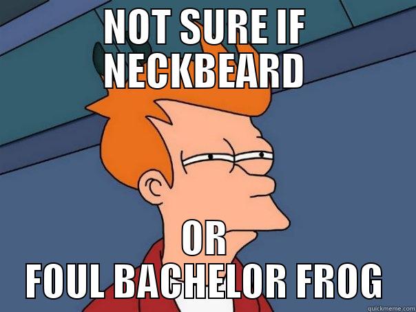Neckbeard or FBF? - NOT SURE IF NECKBEARD OR FOUL BACHELOR FROG Futurama Fry