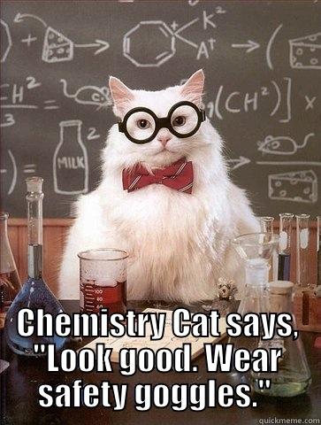  CHEMISTRY CAT SAYS, 