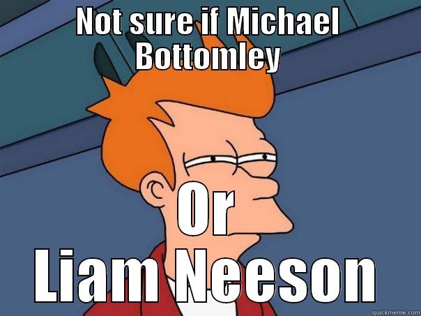 NOT SURE IF MICHAEL BOTTOMLEY OR LIAM NEESON Futurama Fry