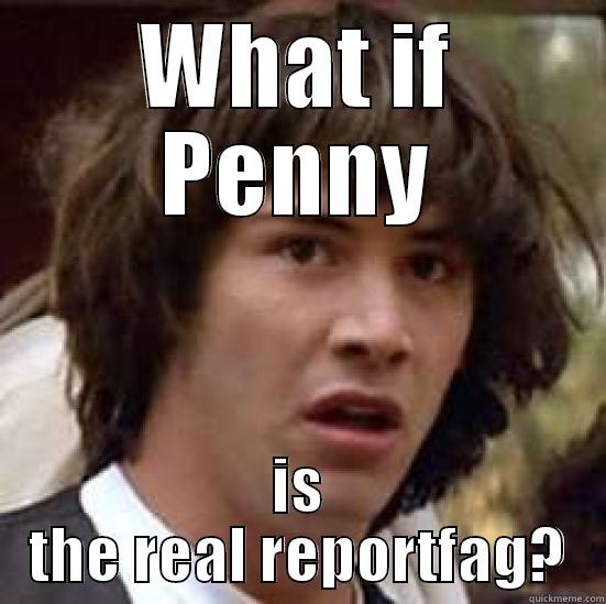 WHAT IF PENNY IS THE REAL REPORTFAG? conspiracy keanu