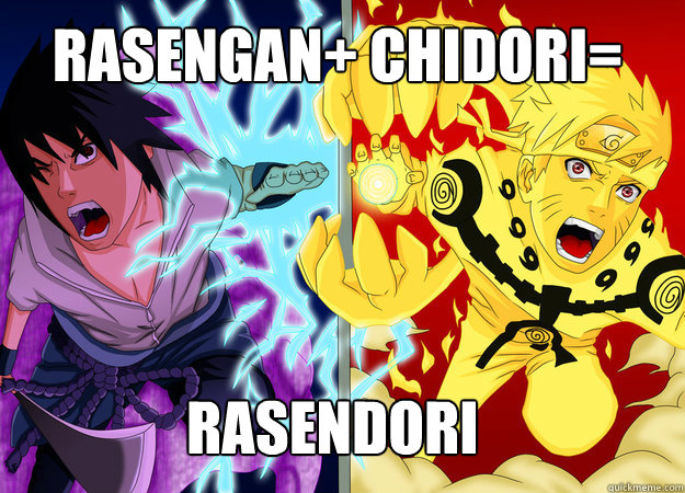 Rasengan+ chidori=  Rasendori - Rasengan+ chidori=  Rasendori  Rasendori