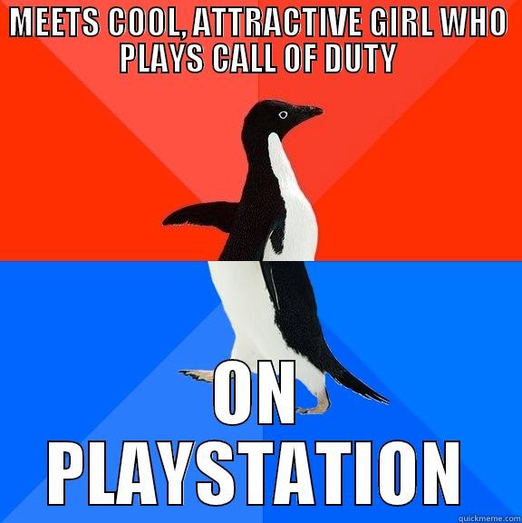 Our first fight! - MEETS COOL, ATTRACTIVE GIRL WHO PLAYS CALL OF DUTY ON PLAYSTATION Socially Awesome Awkward Penguin