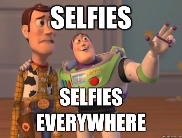 Selfies Selfies everywhere - Selfies Selfies everywhere  Buzz Lightyear