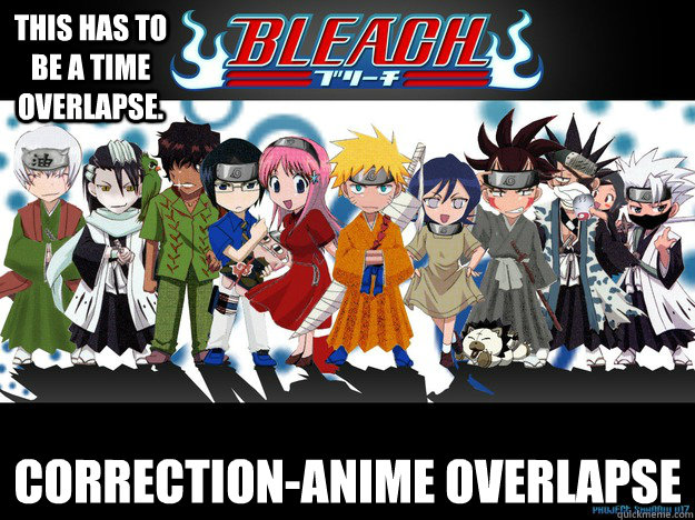 this has to be a time overlapse. correction-anime overlapse  anime