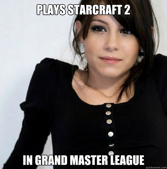 Plays Starcraft 2 In Grand Master League   Good Girl Gabby
