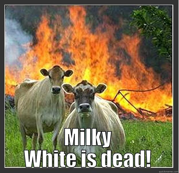  MILKY WHITE IS DEAD! Evil cows