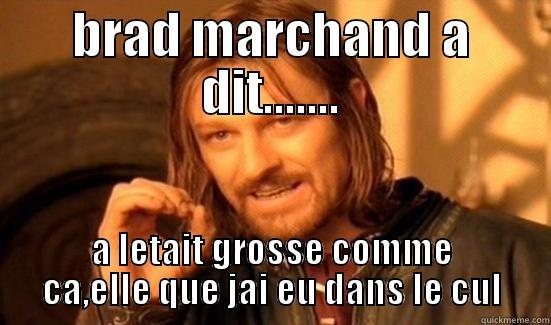 bruins fan - BRAD MARCHAND A DIT....... A LETAIT GROSSE COMME CA,ELLE QUE JAI EU DANS LE CUL Boromir