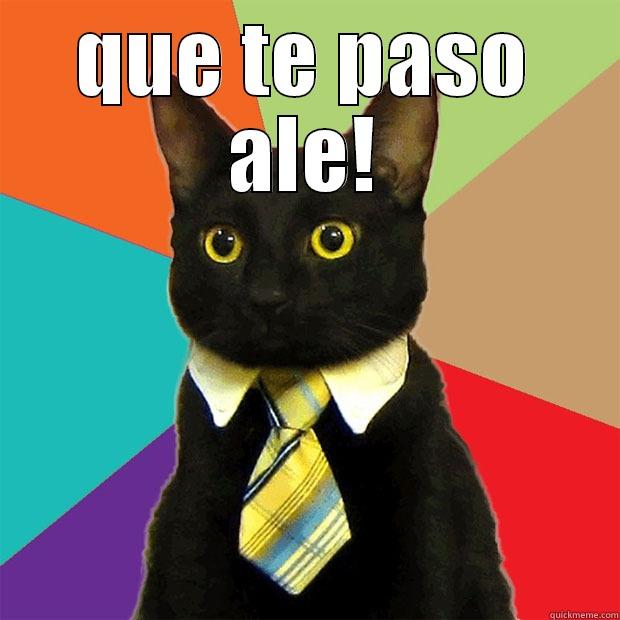 QUE TE PASO ALE!  Business Cat