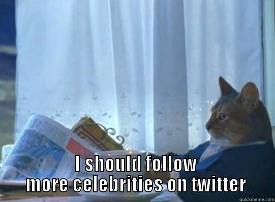  I SHOULD FOLLOW MORE CELEBRITIES ON TWITTER Misc