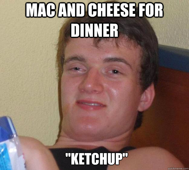 Mac and cheese for dinner 