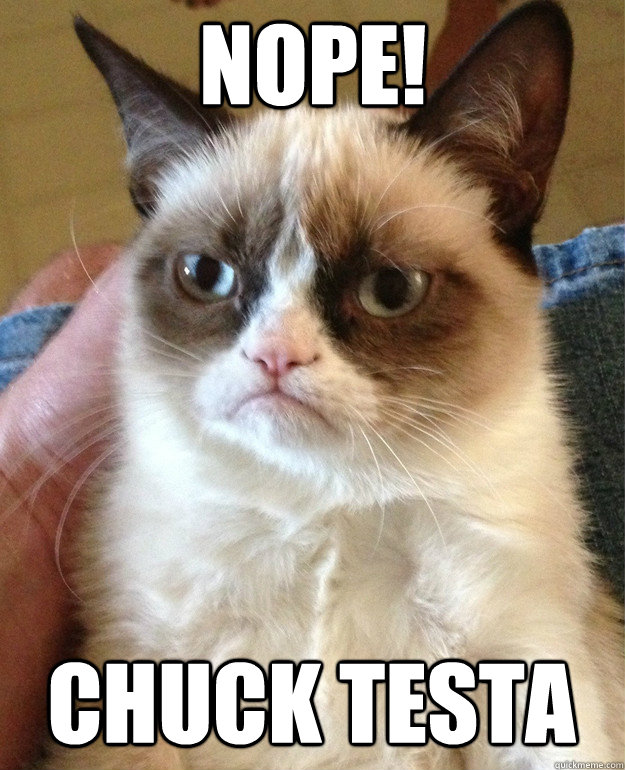 NOPE! Chuck Testa  Grumpy Cat