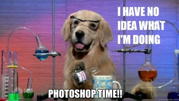 PHOTOSHOP TIME!!   science dog