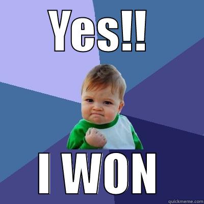 Rasdjd mmeme - YES!! I WON Success Kid