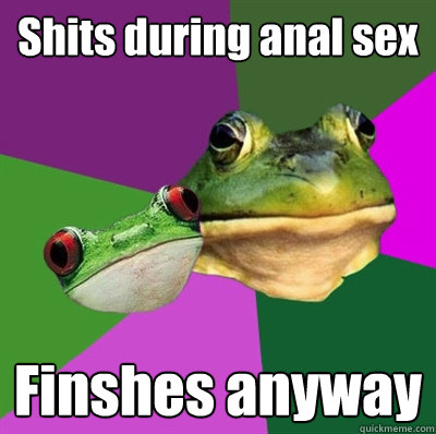 Shits during anal sex Finshes anyway   Foul Frog Couple