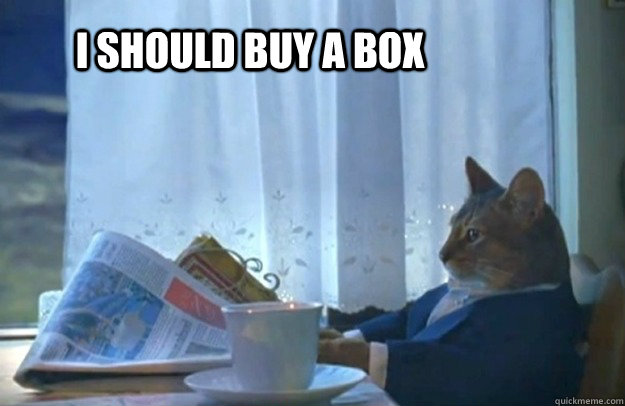 I should buy a box  Sophisticated Cat