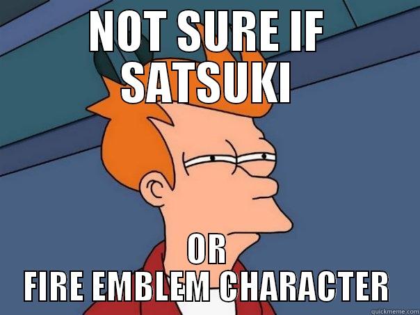 NOT SURE IF SATSUKI OR FIRE EMBLEM CHARACTER Futurama Fry