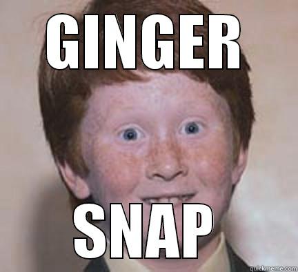 GINGER SNAP Over Confident Ginger