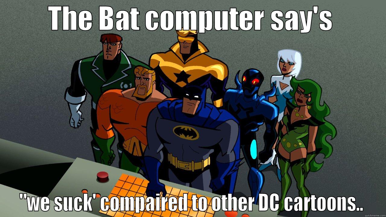 bat puter no like - THE BAT COMPUTER SAY'S 