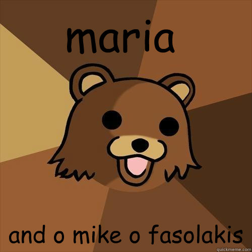 maria and o mike o fasolakis  Pedobear