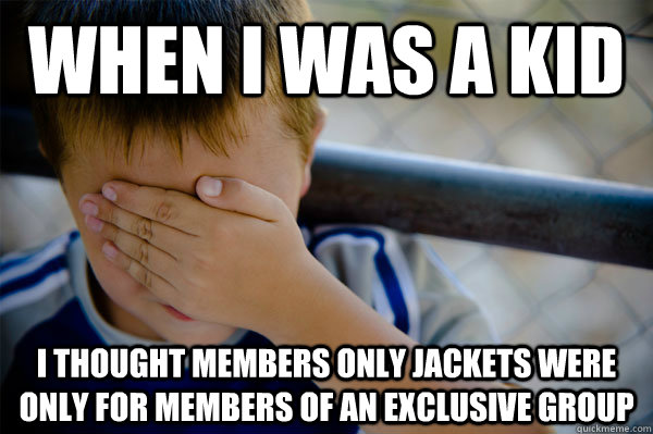 Members only jacket on sale meme