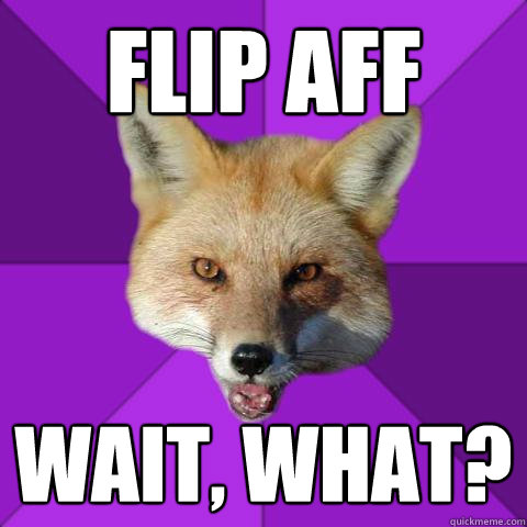 flip aff wait, what?  Forensics Fox