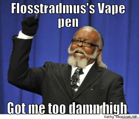 FLOSSTRADMUS'S VAPE PEN GOT ME TOO DAMN HIGH  Misc