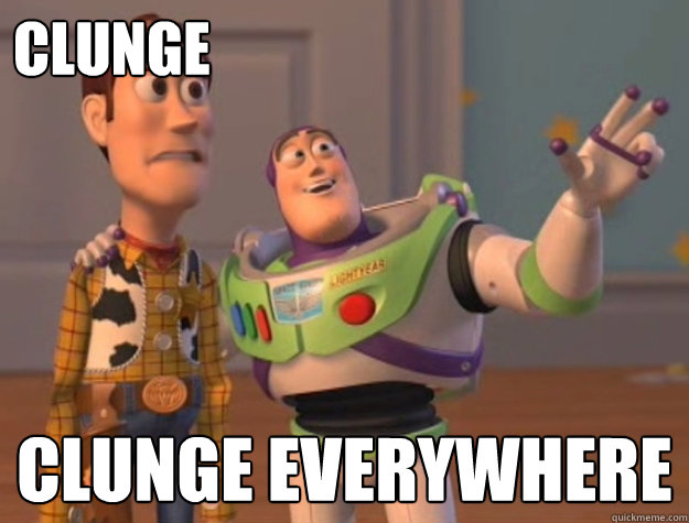 clunge clunge everywhere  Toy Story